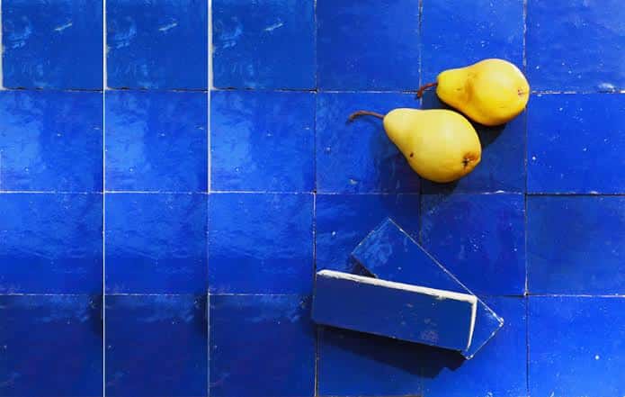 کاشی حمام رنگ آبی مناسب فضاهای لوکس و شیک